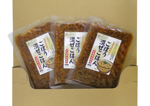 ごぼう混ぜごはんの素3ヶセット