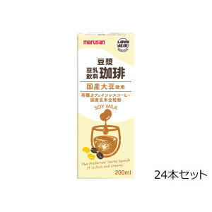 豆漿(ドウジャン) 豆乳飲料 ＜珈琲＞ 200ml　24本セット