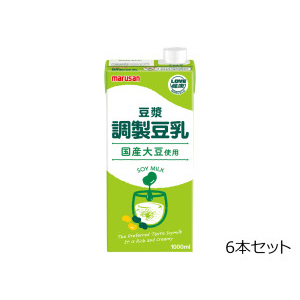 豆漿(ドウジャン) 調整豆乳 1000ml　6本セット