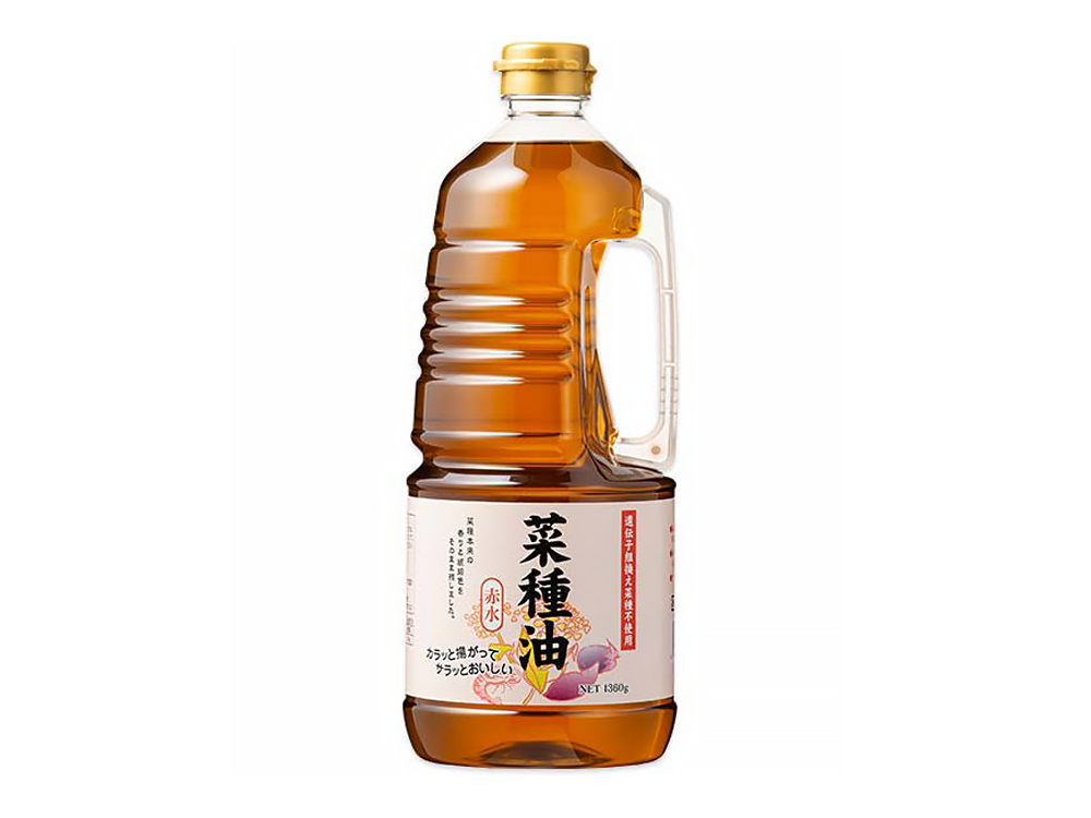 平田産業 純正 菜種油 赤水(焙煎) なたね油 