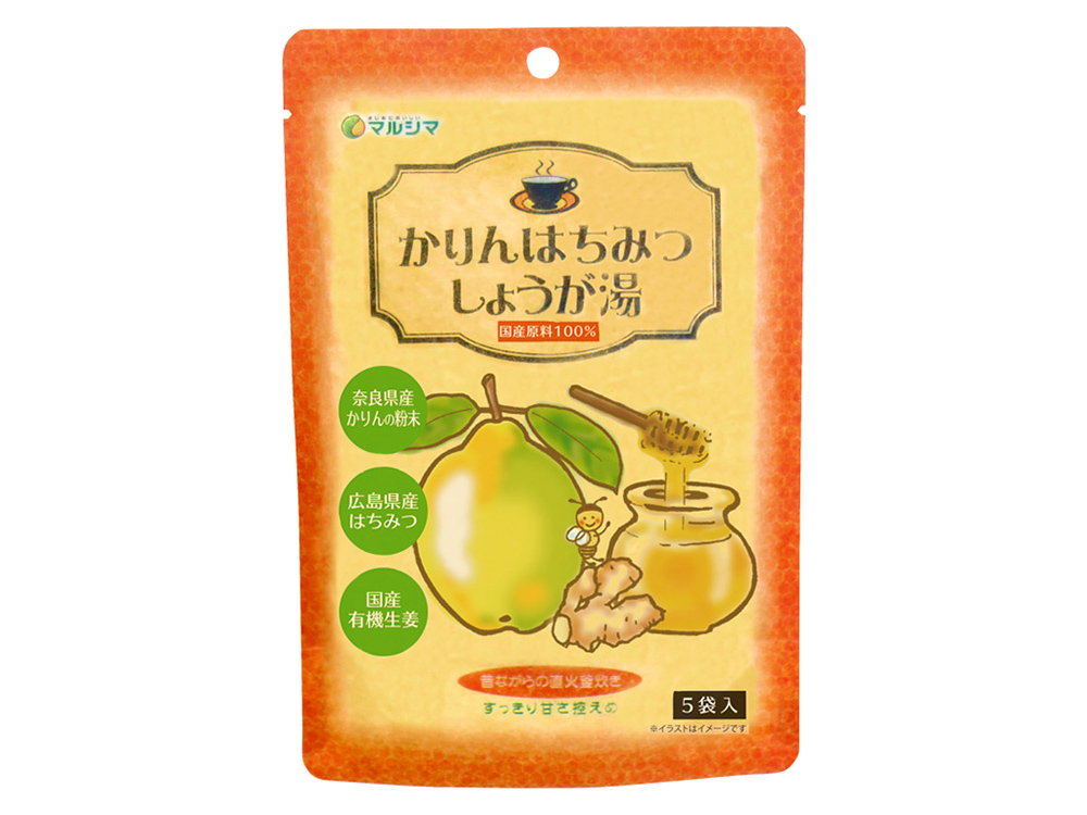 かりんはちみつしょうが湯 | かりんはちみつしょうが湯 | しょうが湯／くず湯 | 【公式】マルシマオンラインショップ