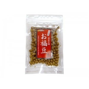 国産有機 お福豆(煎り大豆)