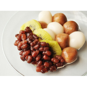 有機つぶつぶ ゆであずき　8缶セット